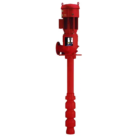 Vertical fire turbine pumps